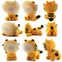 跨境新品小老虎毛绒公仔猫咪儿童玩偶可爱老虎周边生日礼物摆件