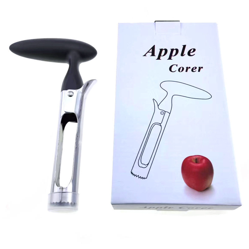 En stock al por mayor de acero inoxidable Apple corer fruta Coring dispositivo separador Apple Coring dispositivo