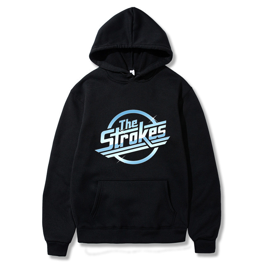 Strokes Hoodie Pullover Fashion Classic Hoodie Pullover Cozy
