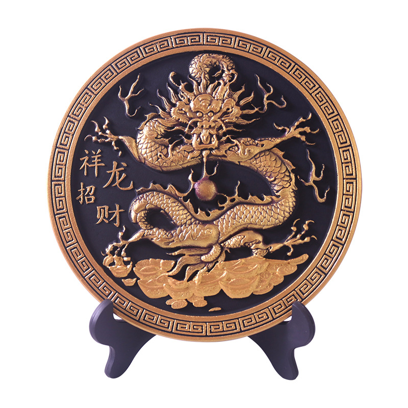 Dragon Year Charcoal Carving 2024 New Year Gift Creative Living Room Decor Activated Carbon Carving Wholesale Gift Art Craft