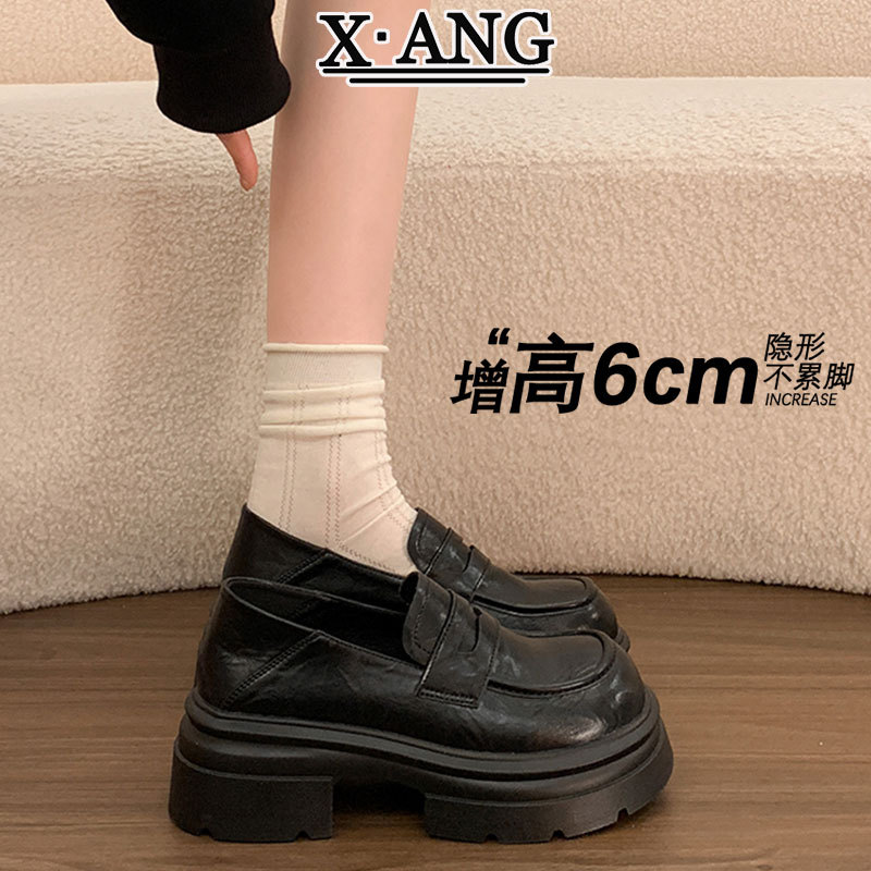 Black high heels platform