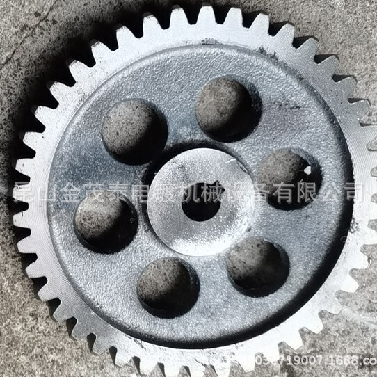 Electro-chemical plating drum cage basket accessories cast iron drive gear 4 die 42 tooth outer diameter 175 thick 22mm hole 20mm