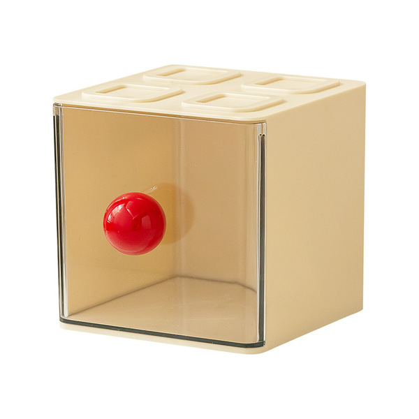 Dopamine desktop storage box with handle drawer type medicine…