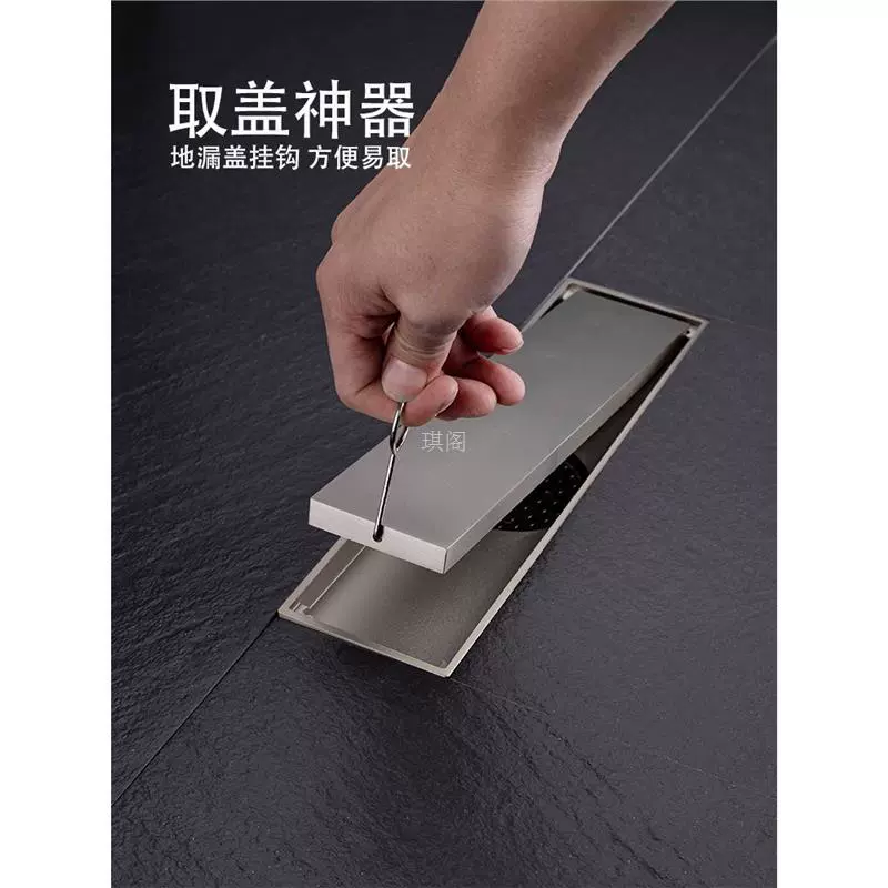 Крючок для инструмента для снятия сливной крышки из нержавеющей стали 304 с длинной полосой.