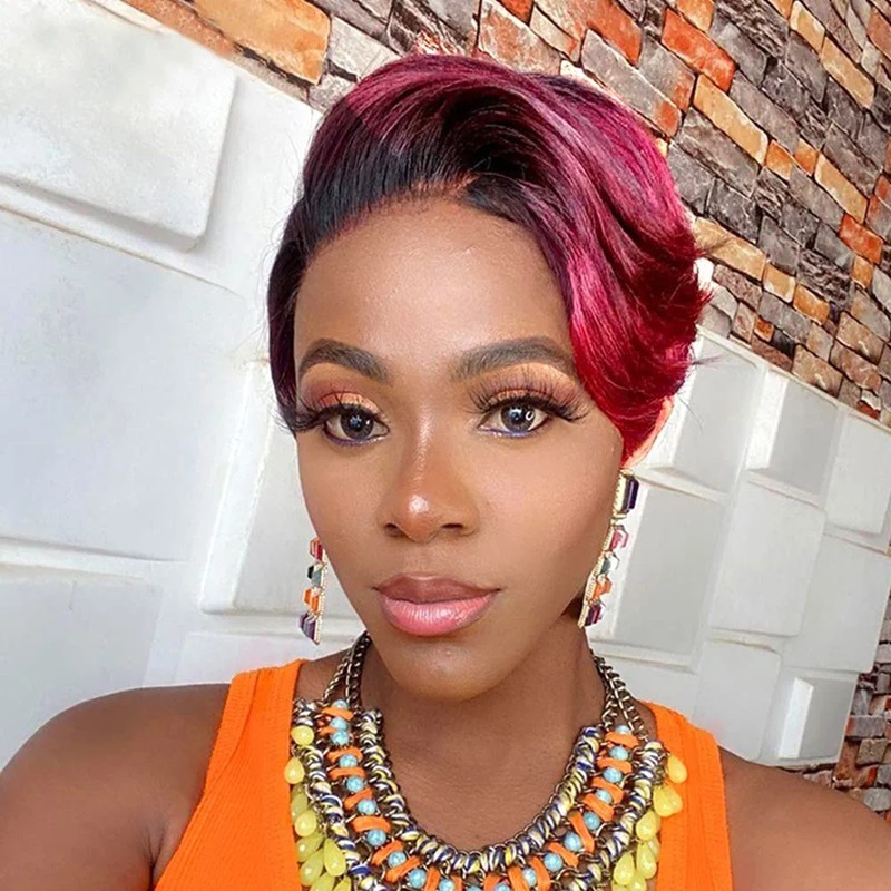 180g Weight Full Head Wigs Wig & Hair Extension Type Wigs Wig Accessories Short Straight Hair Wig Hairstyle Real Hair Hair Material Casual, Street Occasion Women's Gender Elegant, Simple Style Style Women's Elegant Simple Style Casual Street Real Hair Short Straight Hair Wigs 19