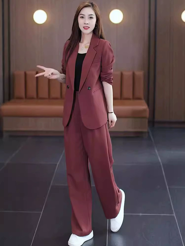 Classic suit, set, (Physicals), plus size, high-quality style
