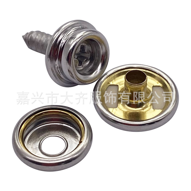 High-Quality Thickened Copper Surface Stainless Steel Screws Large White Buckle Tent Door Curtain Male Buckle Bottom Buckle Screw Integrated Four-In-One Buckle High-Quality Thickened Copper Surface Stainless Steel Screws Large White Buckle Tent Door Curtain Male Buckle Bottom Buckle Screw Integrated Four-In-One Buckle