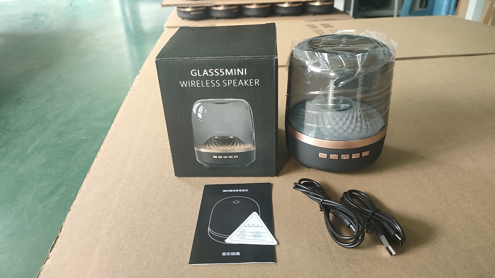 Glass 5 mini black