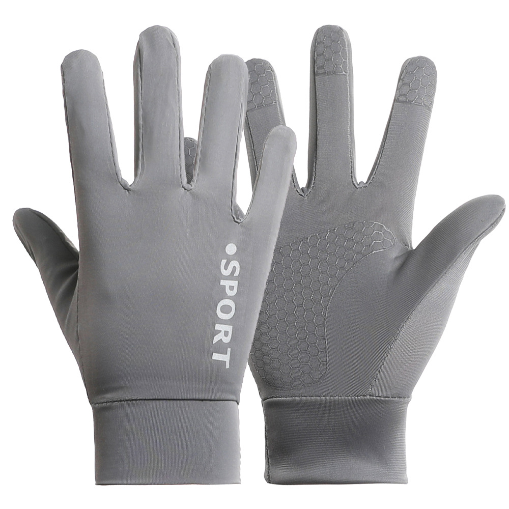 Guantes de protección solar delgados para niños de verano secado rápido y respirado antideslizante de alta elasticidad al aire libre guantes de hielo de montaña