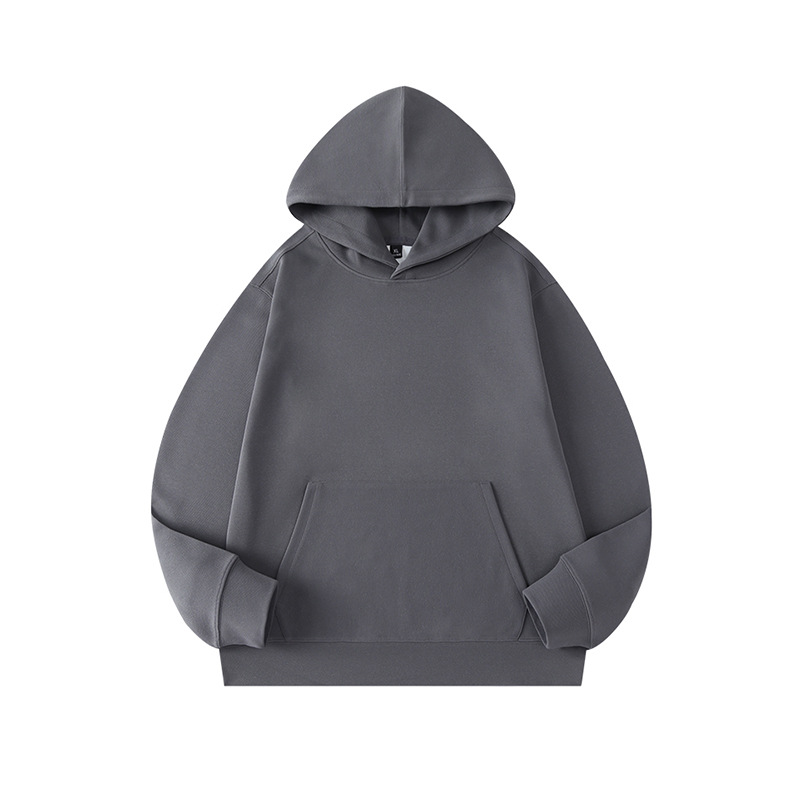 Otoño color sólido cross-border hoodie americano pesado ropa de trabajo con capuchona marca de moda masculina alta sensación suéter personalizada