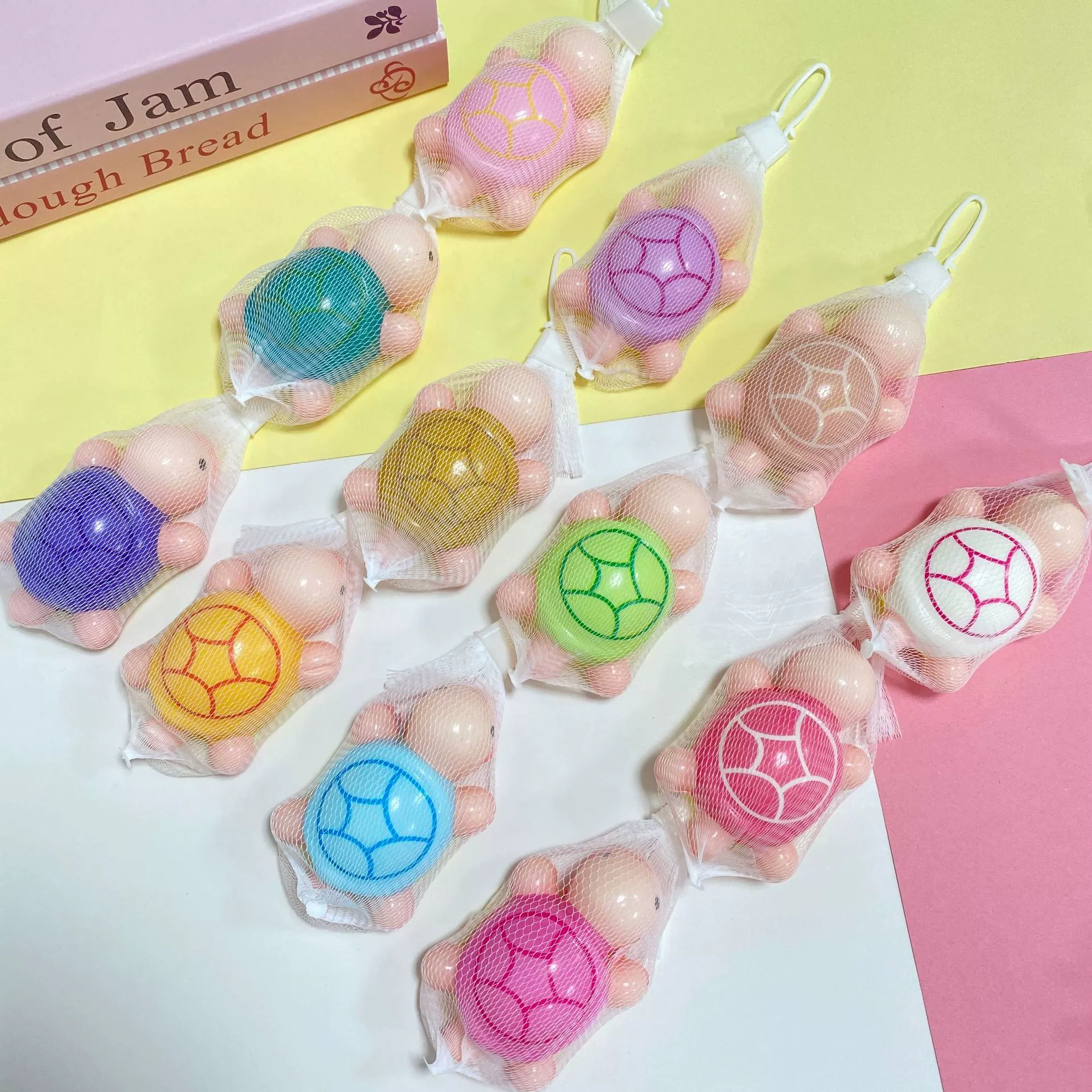 Игрушка, сетчатый мешок, слайм, мультяшная мини-фигурка, антистресс