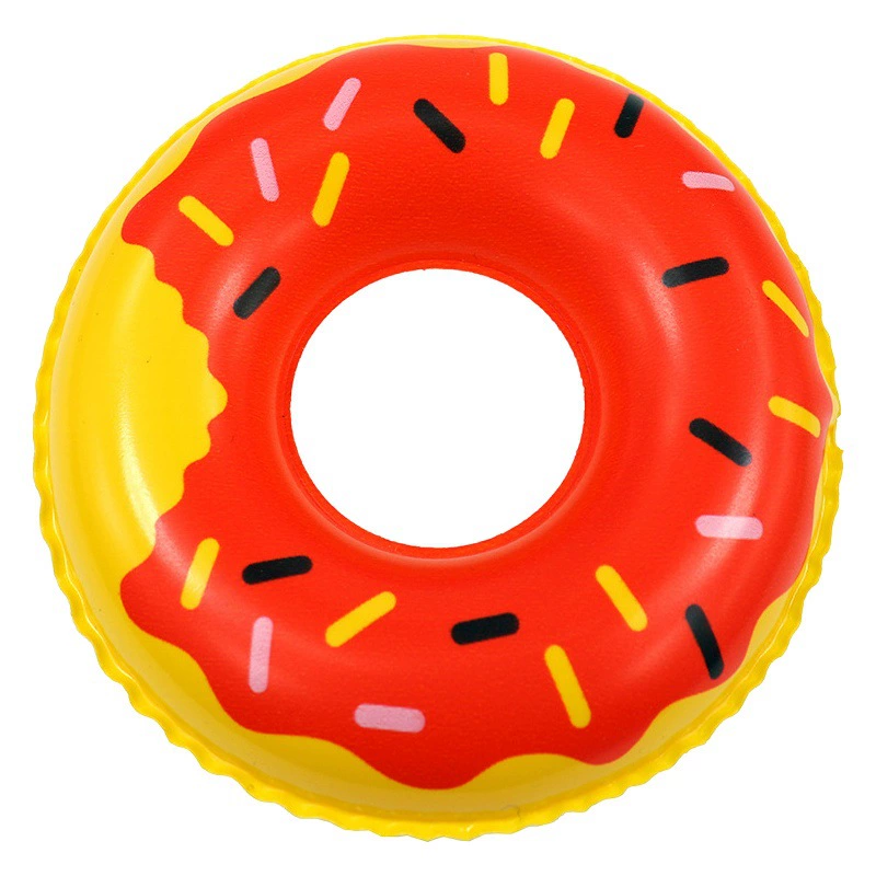 Оптовая продажа, детское купание в воде, маленькое плавательное кольцо, надувные игрушки, украшения, магазин чая с молоком, утка, мини-аксессуары для плавательных колец