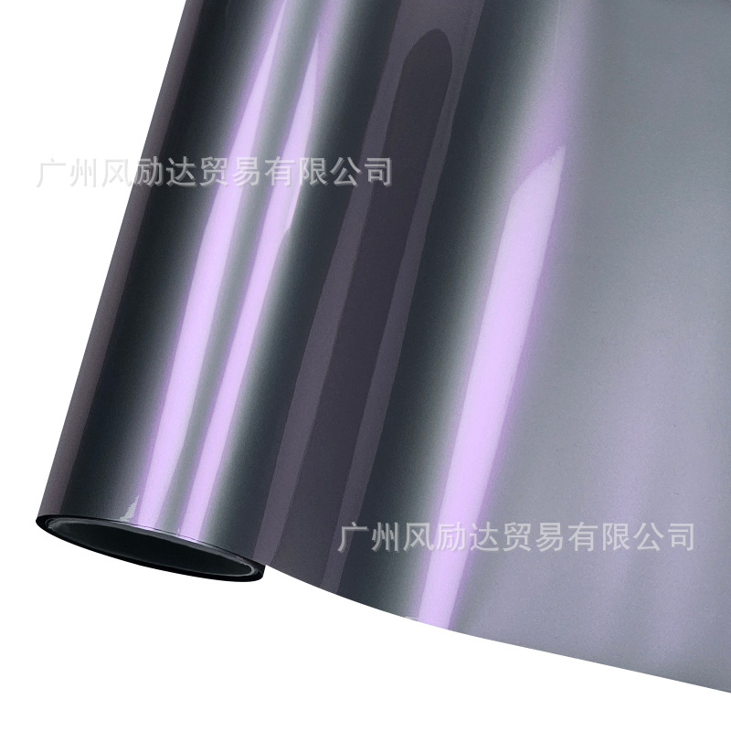 Car Full Body Color Change Film Self-Adhesive Pet Technology Matte Silver Pink Silver Purple Motorcycle Modification Full Body Wrap Film