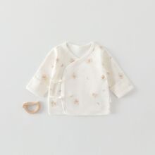 新生婴儿半背衣春秋季纯棉A类婴幼宝宝衣服产房初生和尚服夏四季