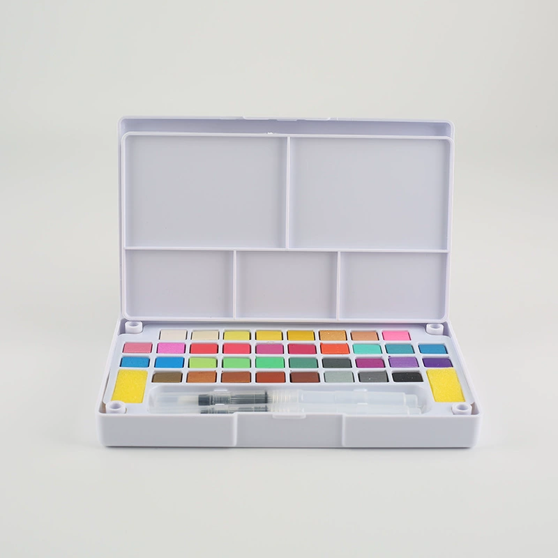 Watercolour, pigment gouache, handheld art set for elementary school students, 40 colors, wholesale