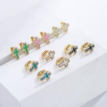 �Ĺ� ͭ��18K��΢���ʯ����������۶�ɫС�ھ��¶��� �羳��Դ
