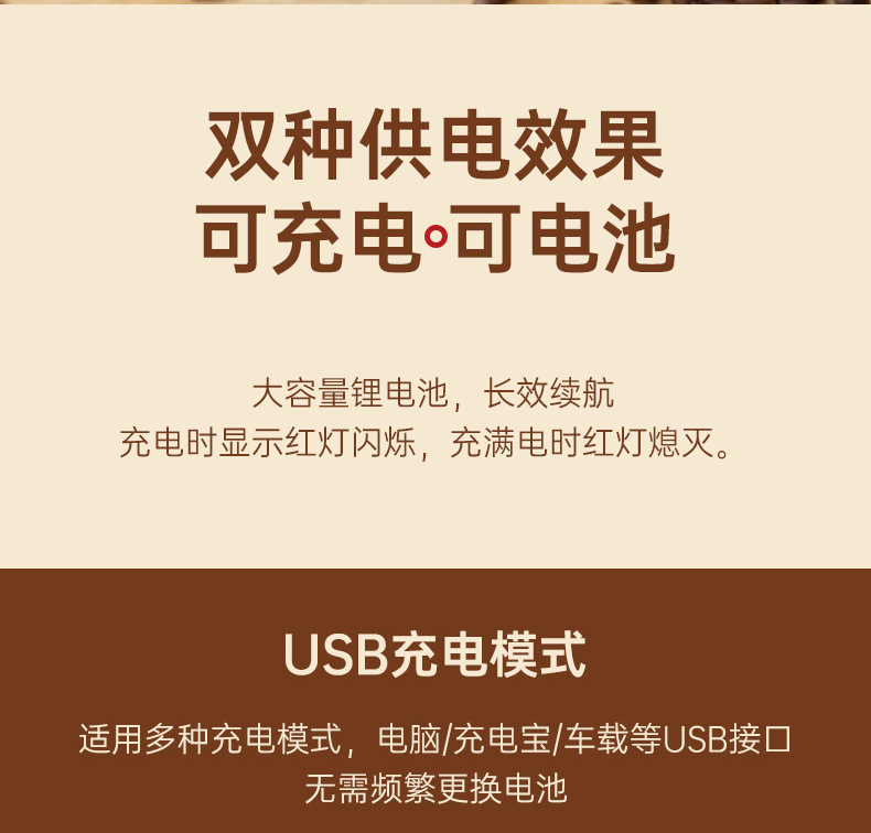 奶泡器手持电动打奶器搅拌器打泡器电动打蛋器家用小型奶泡机跨境详情11