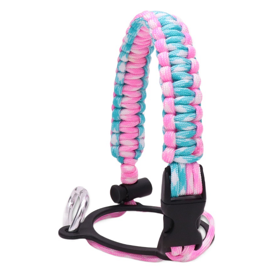 Amazon hidro frasco taza de cuerda taza de agua cuerda de transporte hervidor de agua correa portátil Boca Grande espacio olla cuerda portátil