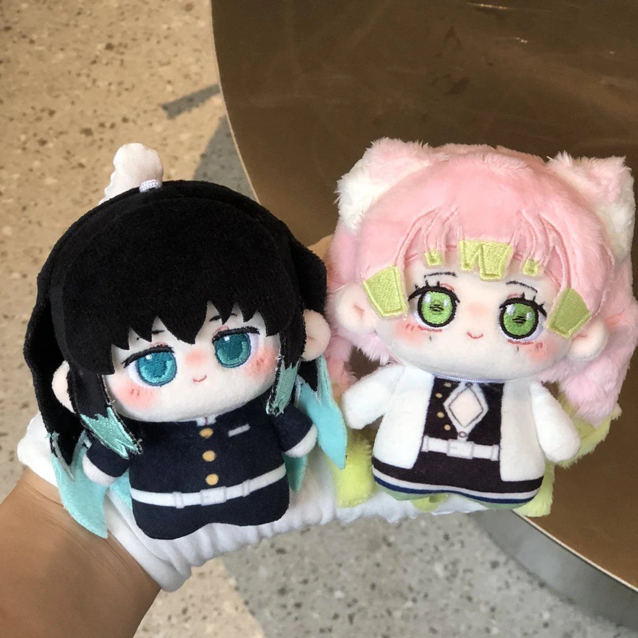 Demon Slayer: Kimetsu No Yaiba Character Ganlusi Cotton Doll 10cm Plush Toy Gift Merchandise Cute Doll Gift