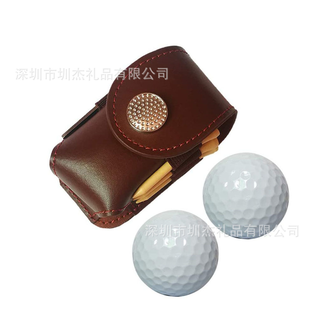 factory Direct selling Golf smart cover Golf Storage PU Golf Leather sheath customized