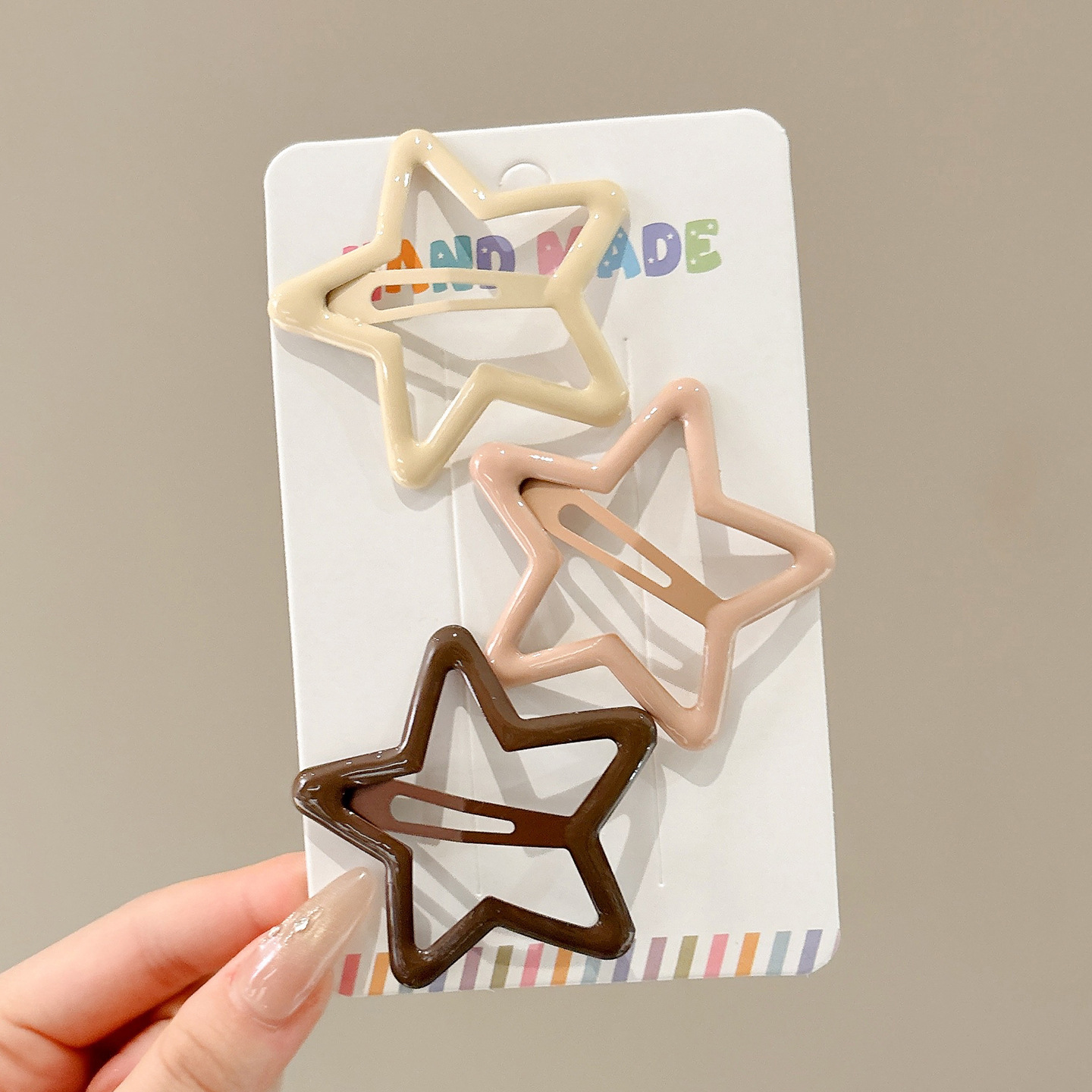 Broches para Cabello BB con Estrella de Cinco Puntas Aleación para Mujeres