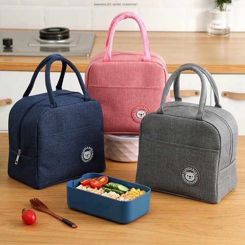 Cationic lunch box bag Oxford cloth insulation bag thickened waterproof aluminum foil portable lunch box bag
