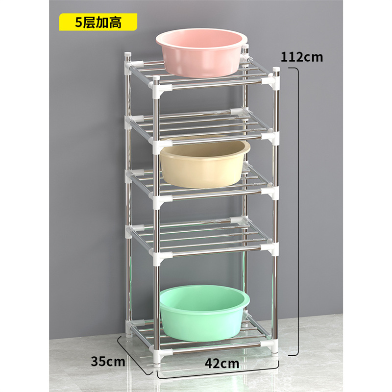 Estante Organizador de Lavabos de Acero Inoxidable Multicapa para Baño image 18