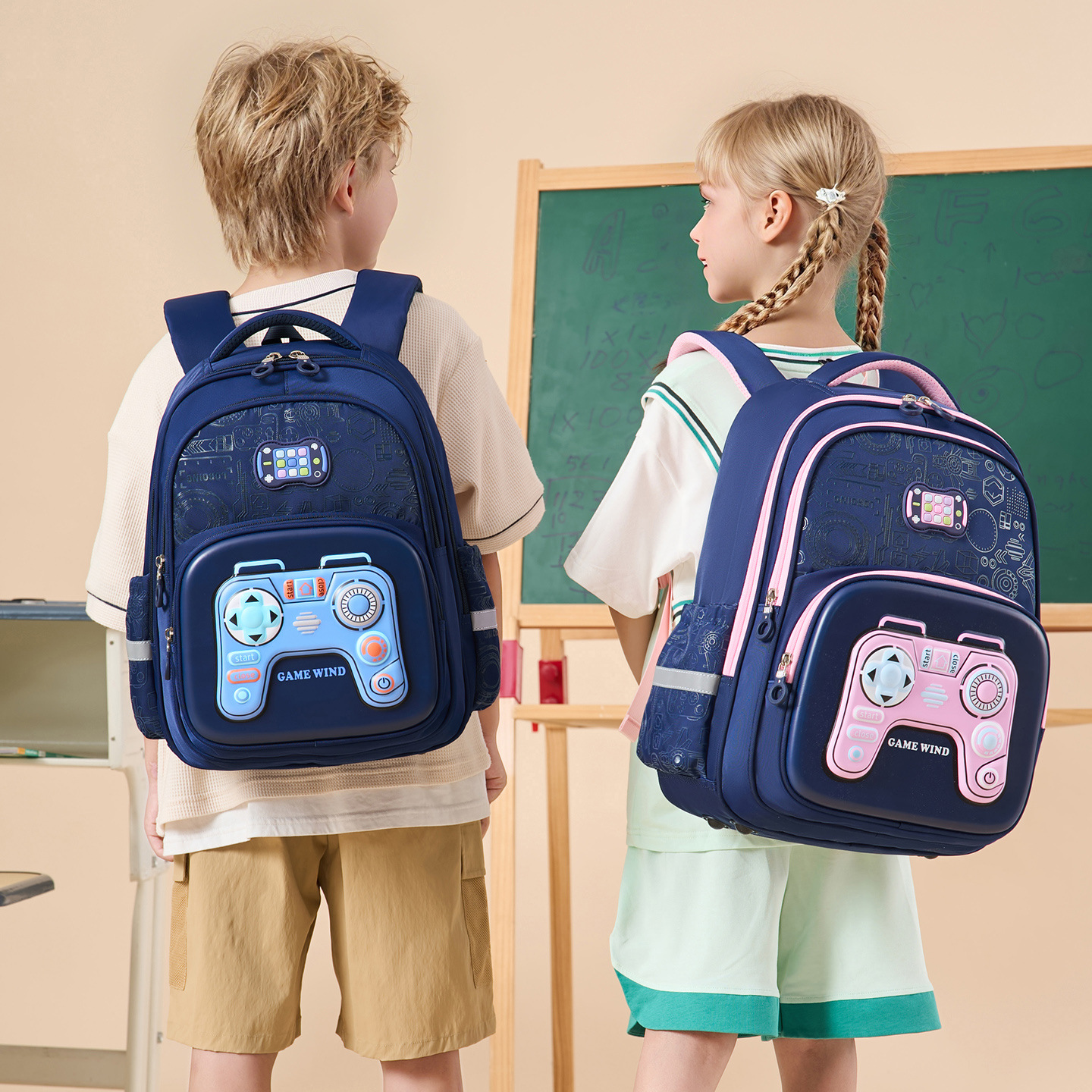 Mochila escolar para estudiantes de primaria mochila escolar para niños de grado 5 - 6 mochila para niños de grado 3 - 4 nueva mochila de espalda para reducir la carga