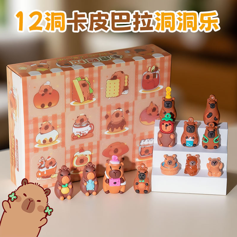 Paquete de 12 - Caja Sorpresa Capybara (Resina Surtida)
