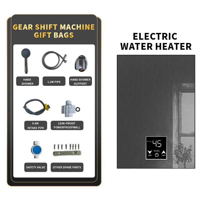 Foreign Trade Cross-Border Instant Electric Water Heater for Home Use, 110V/220V, Small Size, Fast Heating, No Water Storage Needed, Mini Kitchen Appliance Foreign Trade Cross-Border Instant Electric Water Heater for Home Use, 110V/220V, Small Size, Fast Heating, No Water Storage Needed, Mini Kitchen Appliance