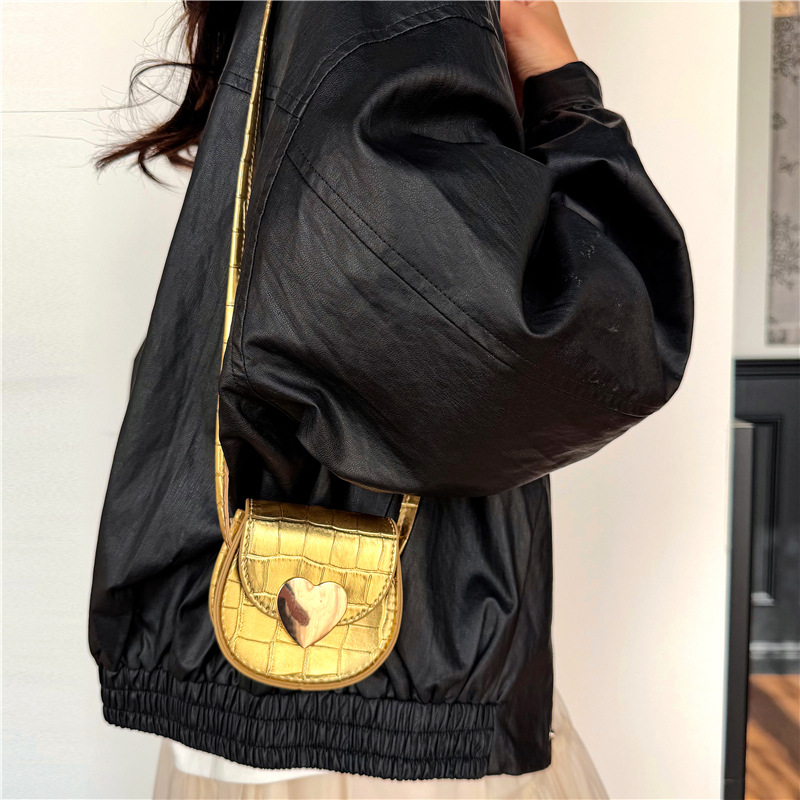 Coreano estilo extranjero piedra patrón bolso de hombro para hombres y mujeres, mini amor para padres e hijos mochila, bolso de moda para niños.