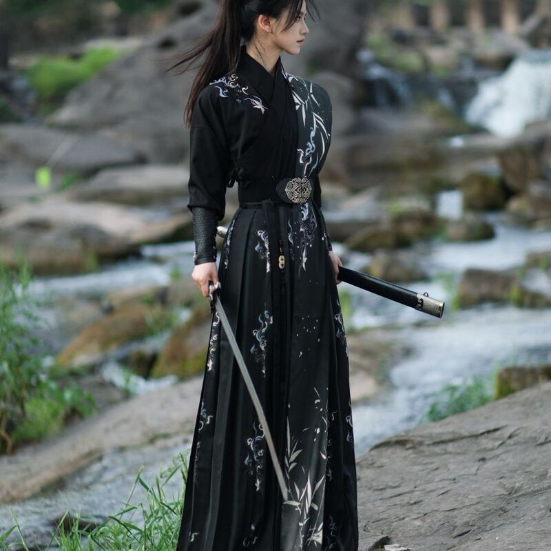 Hanfu Set for Men, Ancient Costume, Martial Arts Student Daily Wear, Handsome Knight Class Uniform, Stylish Hanfu for Men and Women, Bold Embroidered Ancient Style Hanfu Set for Men, Ancient Costume, Martial Arts Student Daily Wear, Handsome Knight Class Uniform, Stylish Hanfu for Men and Women, Bold Embroidered Ancient Style
