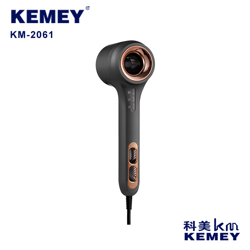 Secador de pelo Kemei de alta potencia, nuevo modelo KM-2061, con iones negativos, portátil, para el cuidado del cabello. image 3