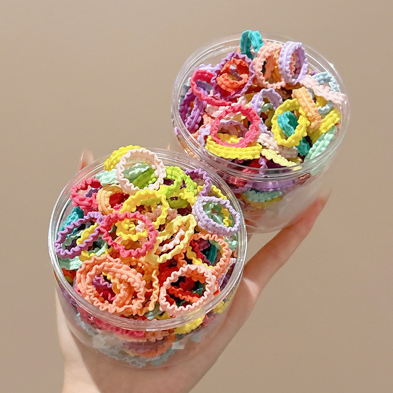 2025 nueva cuerda de cabello de color para niños correa de cabello de cabello para niñas de alta elasticidad no lastimas correa de cabello