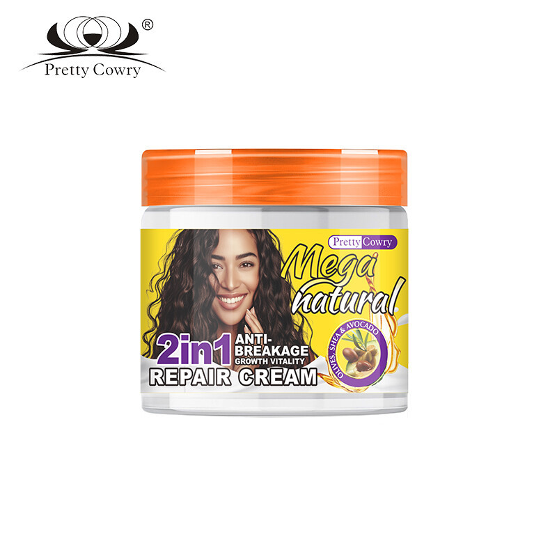 Transfronterizo exclusivo para el cabello anti-rotura de karité, set de cuidado del cabello suave, cuero cabelludo 2 en 1 champú al por mayor