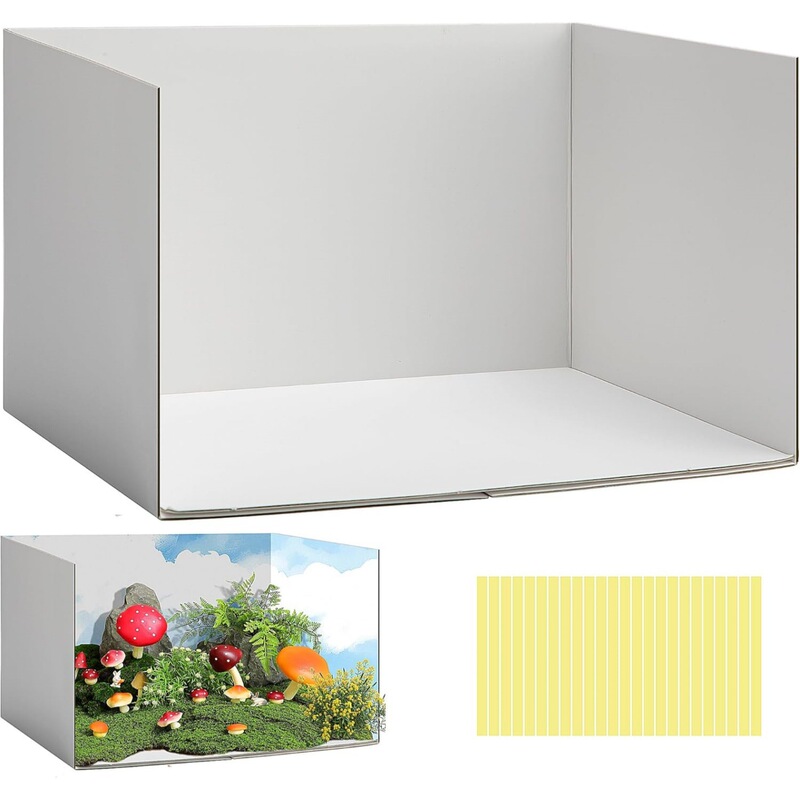 Amazon's Best-Selling White Corrugated 3D Model Box Project Display Box 60% off Cardboard for DIY Crafts