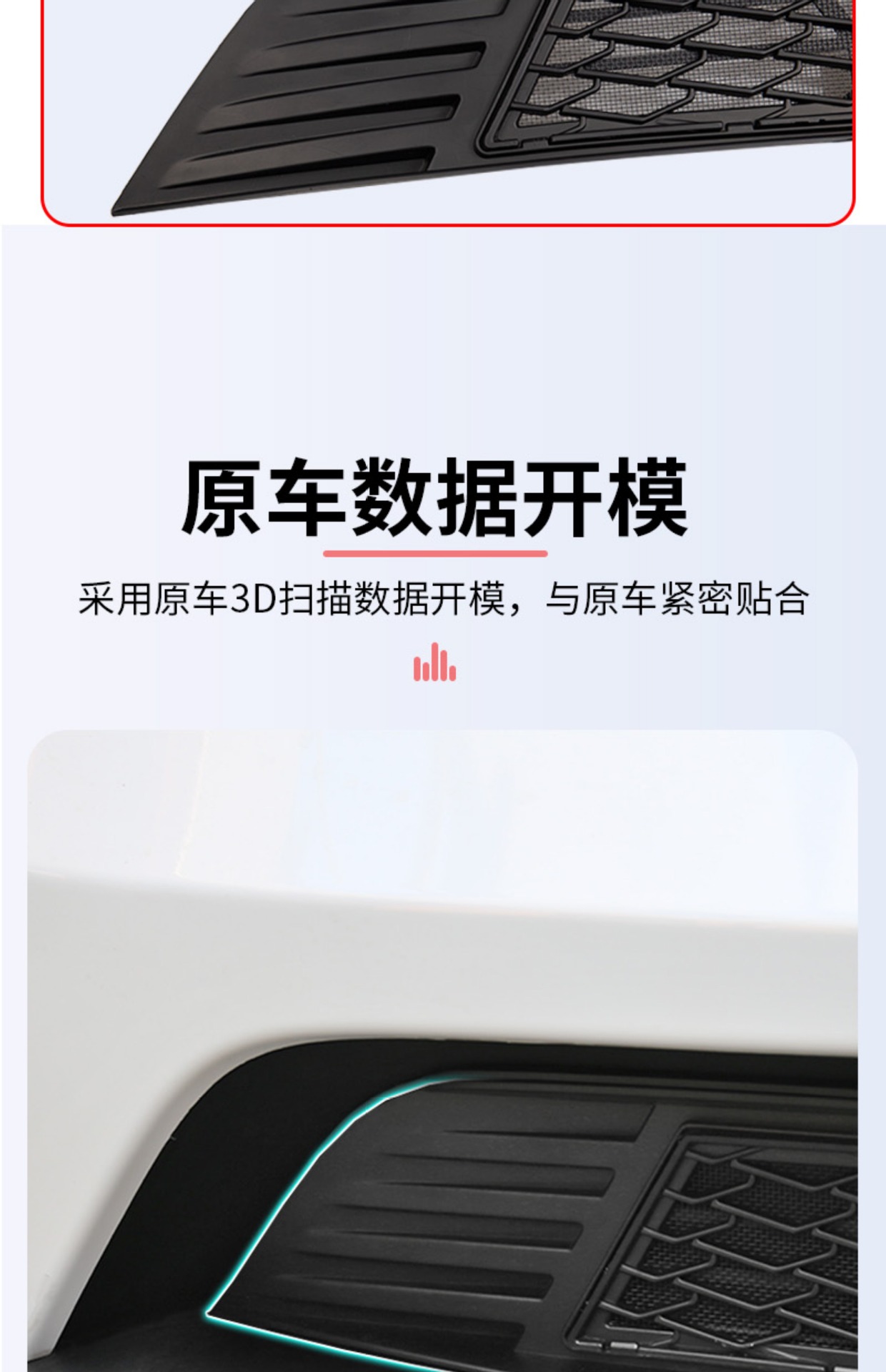 Suitable for 6-Seater Tesla Updated Version Model Y/3/Yl, Detachable Insect-Proof Net, Water Tank Grille, Air Intake Protection Cover