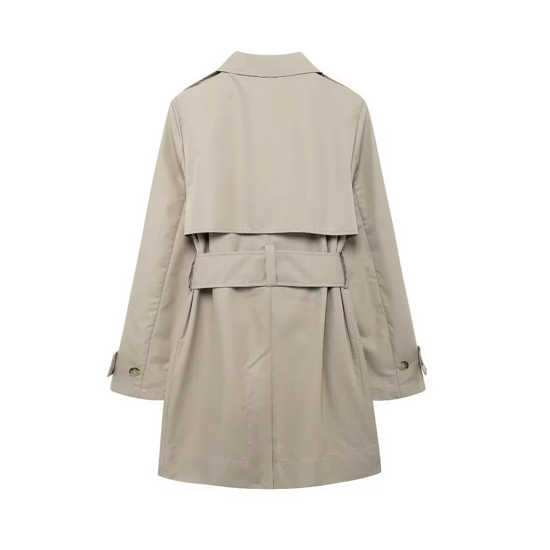 Trench coat, осеннее пальто, брекеты, европейский стиль