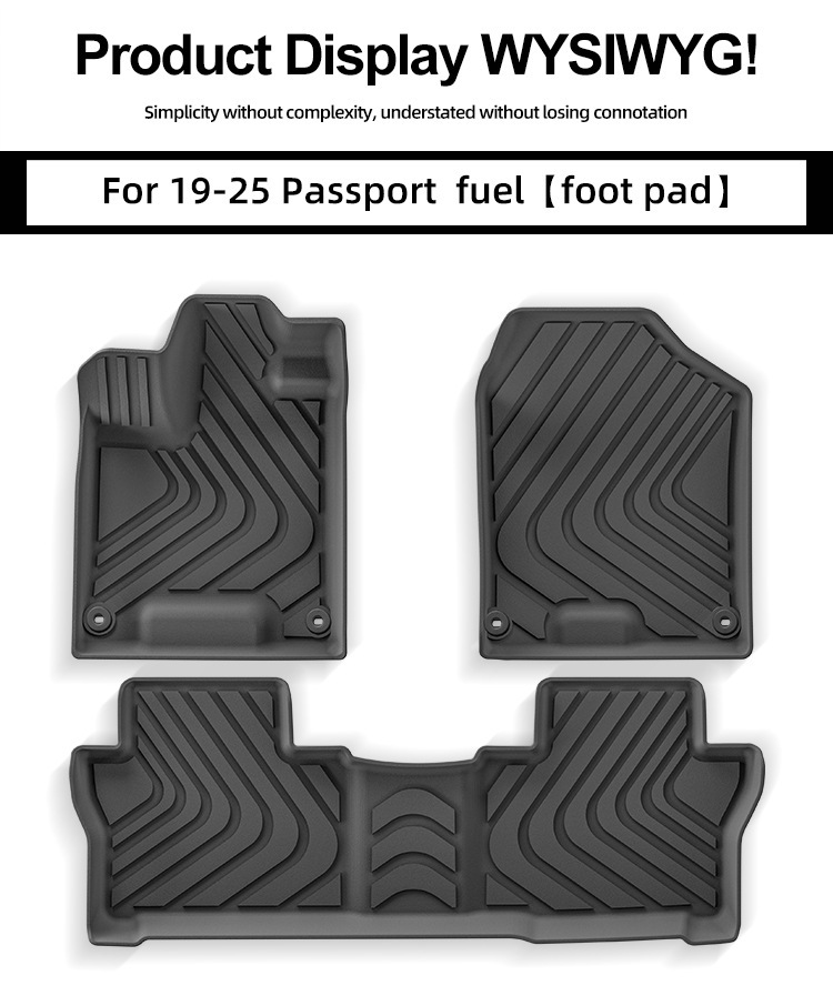 Suitable for 19-25 Honda Passport Car Special Floor Mats Tpe Floor Mats Trunk Mats Cross-Border