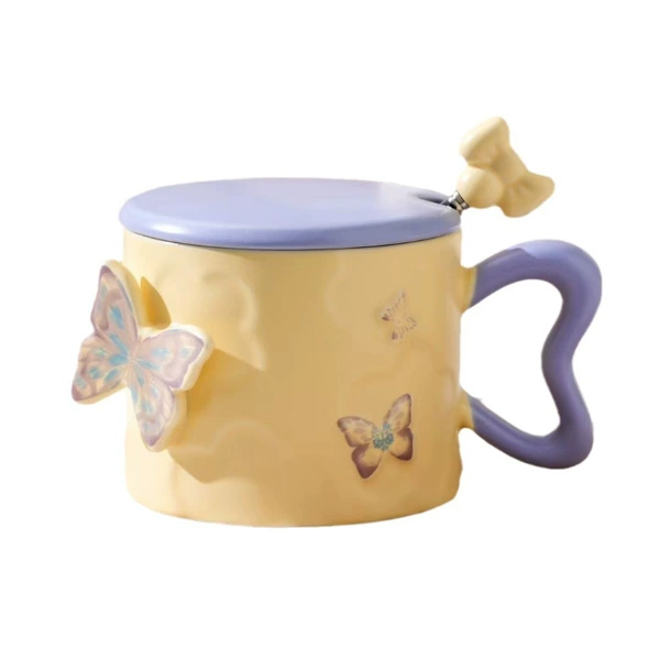 (Blue) C style three-dimensional bow+cover+spoon