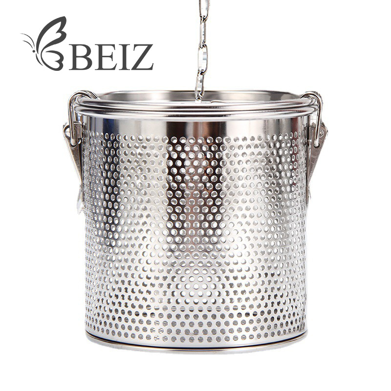 Aislamiento de cocción condimento de especias tarro fino de malla de acero inoxidable tubo de aromaterapia sellado sopa sin fugas condimento estofado tubo de sabor