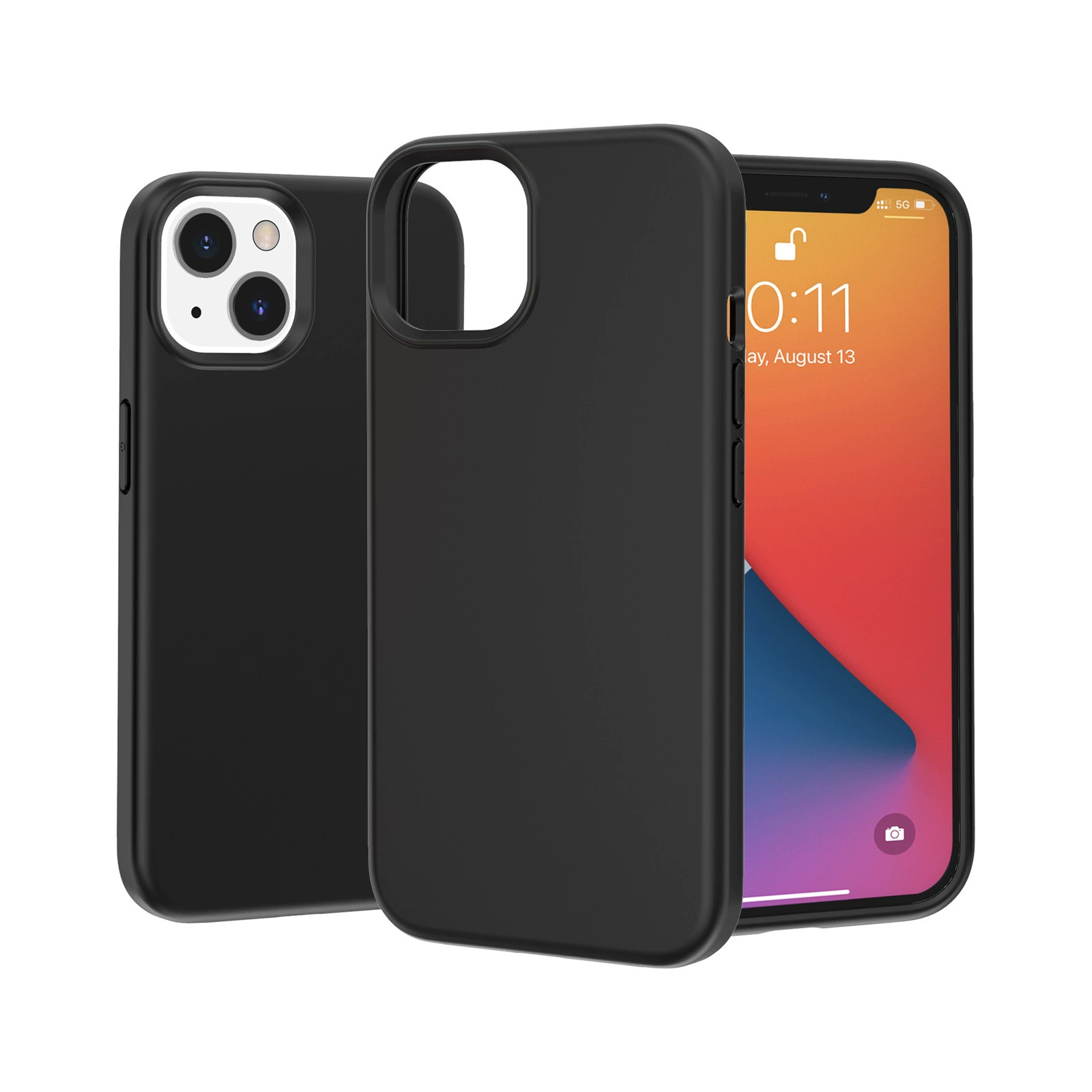 Чехол для телефона Apple iPhone 13 — матовый 2-в-1 тонкий ударопрочный защитный чехол