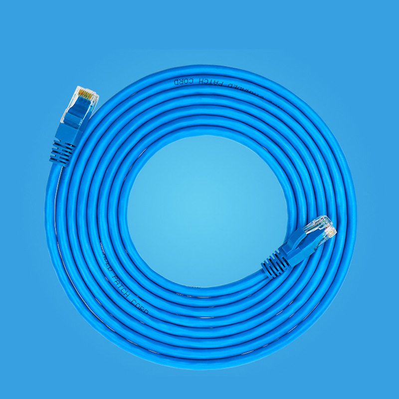 Zhanhong Wholesale Class 6 Network Cable Jumper Finished Network Pair Twisted Super Class 6 Broadband Cable 30/2/3/5/1 m Zhanhong Wholesale Class 6 Network Cable Jumper Finished Network Pair Twisted Super Class 6 Broadband Cable 30/2/3/5/1 m