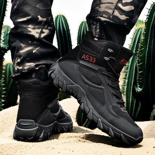 Magnum transfronterizo transpirable de tamaño grande y ligero tropas especiales al aire libre caminata desgaste entrenamiento botas de combate baja botas militares para hombre