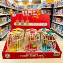 声控感应小鸟笼儿童玩具发光会叫会动电动萌宝趣味鸟笼3-5岁宝宝