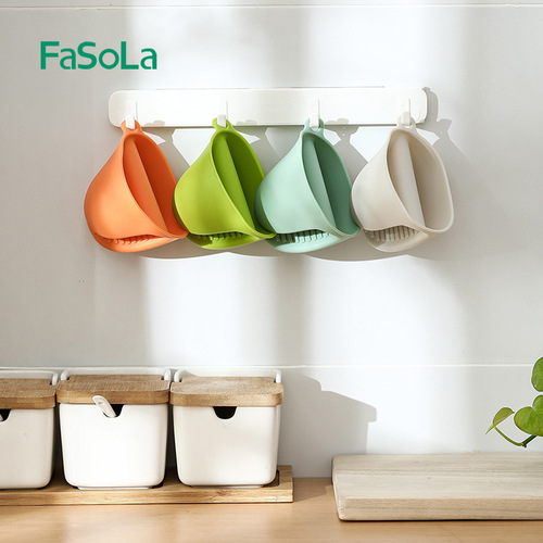 Fasola Silicone Microwave Oven Gloves Anti-scald Clamp Bowl Clamp Disk Clamp Anti-scald Insulated Oven Kitchen Gloves