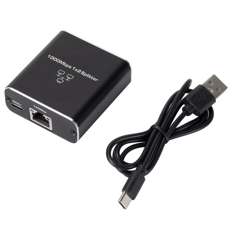 ギガビットネットワーク分配器1分4分3ネットワークケーブル分割器RJ45ネットワークポート交換1分4同時インターネット接続|undefined