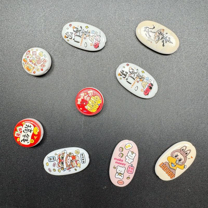 布kt猫かわいいアクリル通孔字ブランドdiyアクセサリーブレスレット携帯チェーン部品材料|undefined