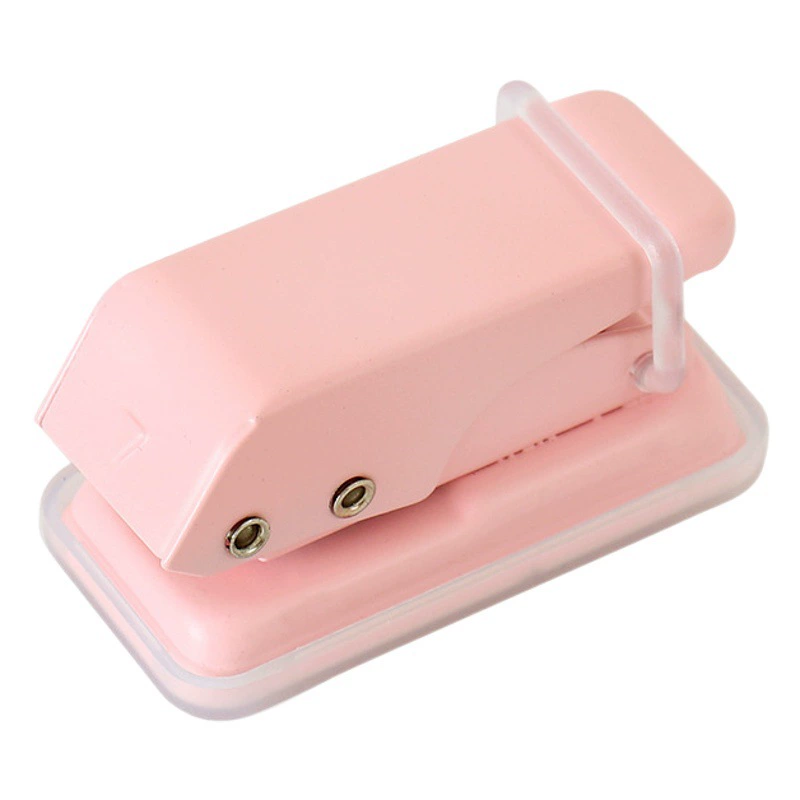 Портативный мини-перфоратор для бумаги Перфоратор для переплета с вкладными листами Металлический цветной офисные принадлежности Студенческие канцелярские принадлежности