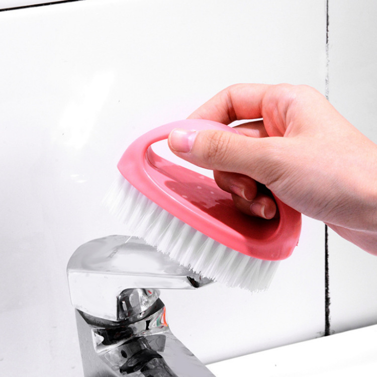 Cepillo de zapatos cepillo de limpieza colorido en forma de huevo cepillo de lavandería multifuncional cepillo de color caramelo ropa zapatos cepillo de limpieza